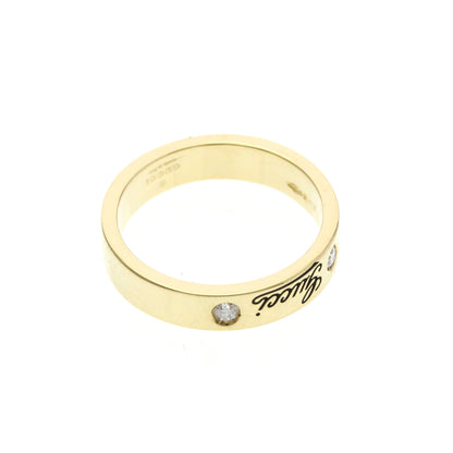Gucci Icon · Diamond Band · 18K Yellow Gold