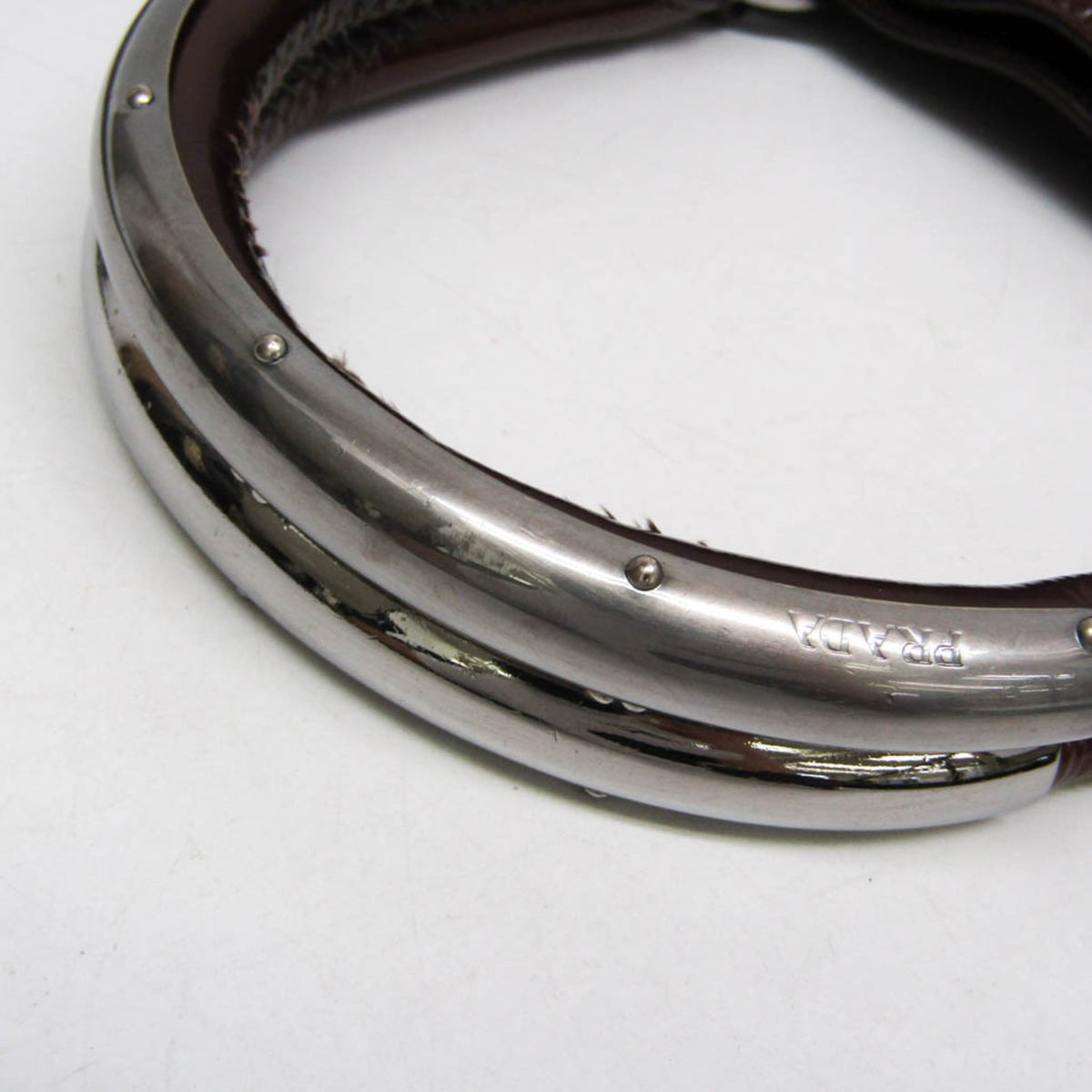 Prada Patent Leather · Metal Hardware
