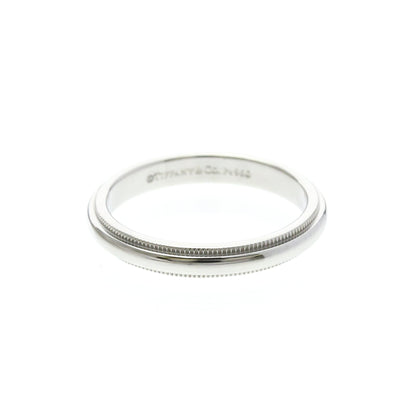 Tiffany Milgrain Band Ring · Platinum