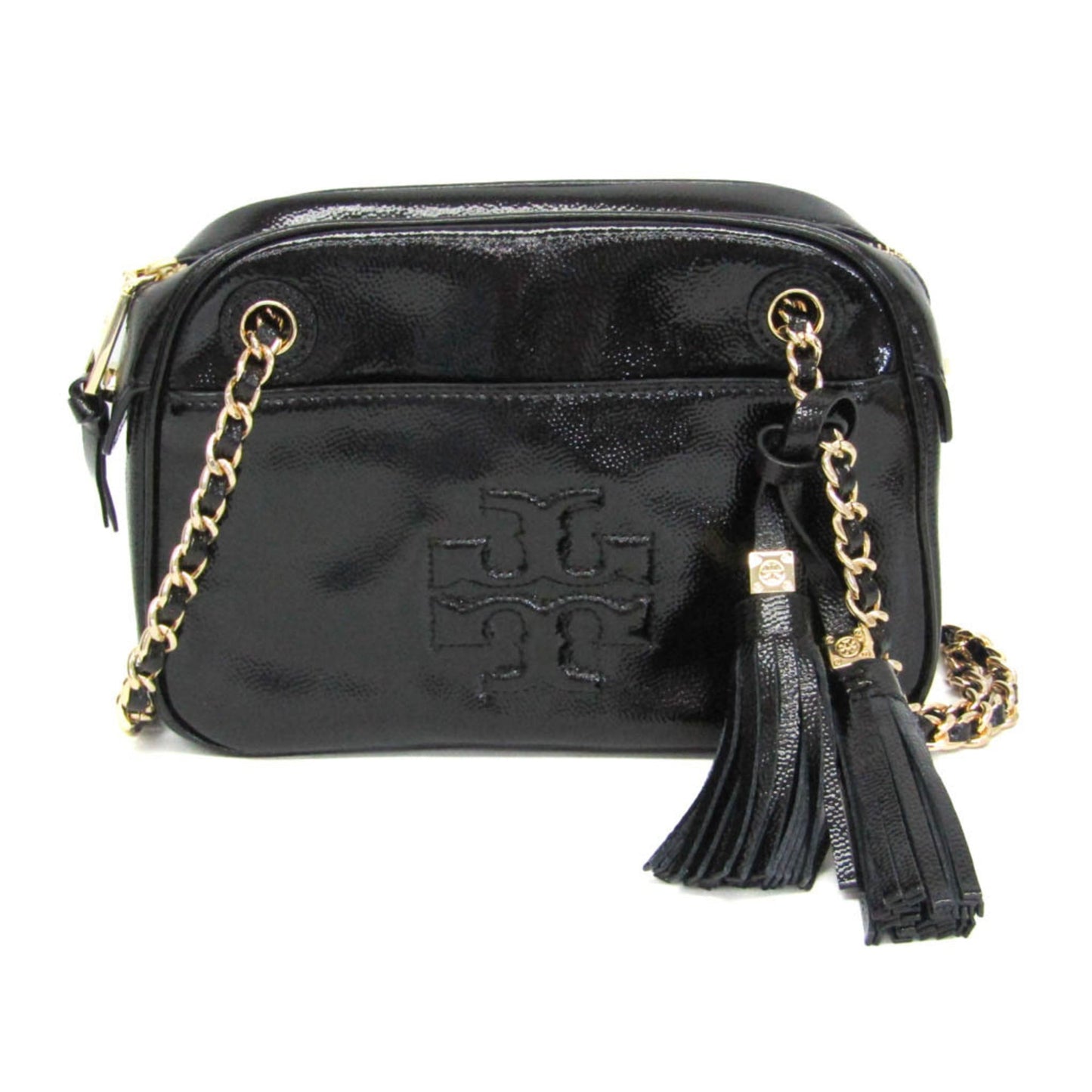 Tory Burch · Chain Shoulder · Enamel Leather