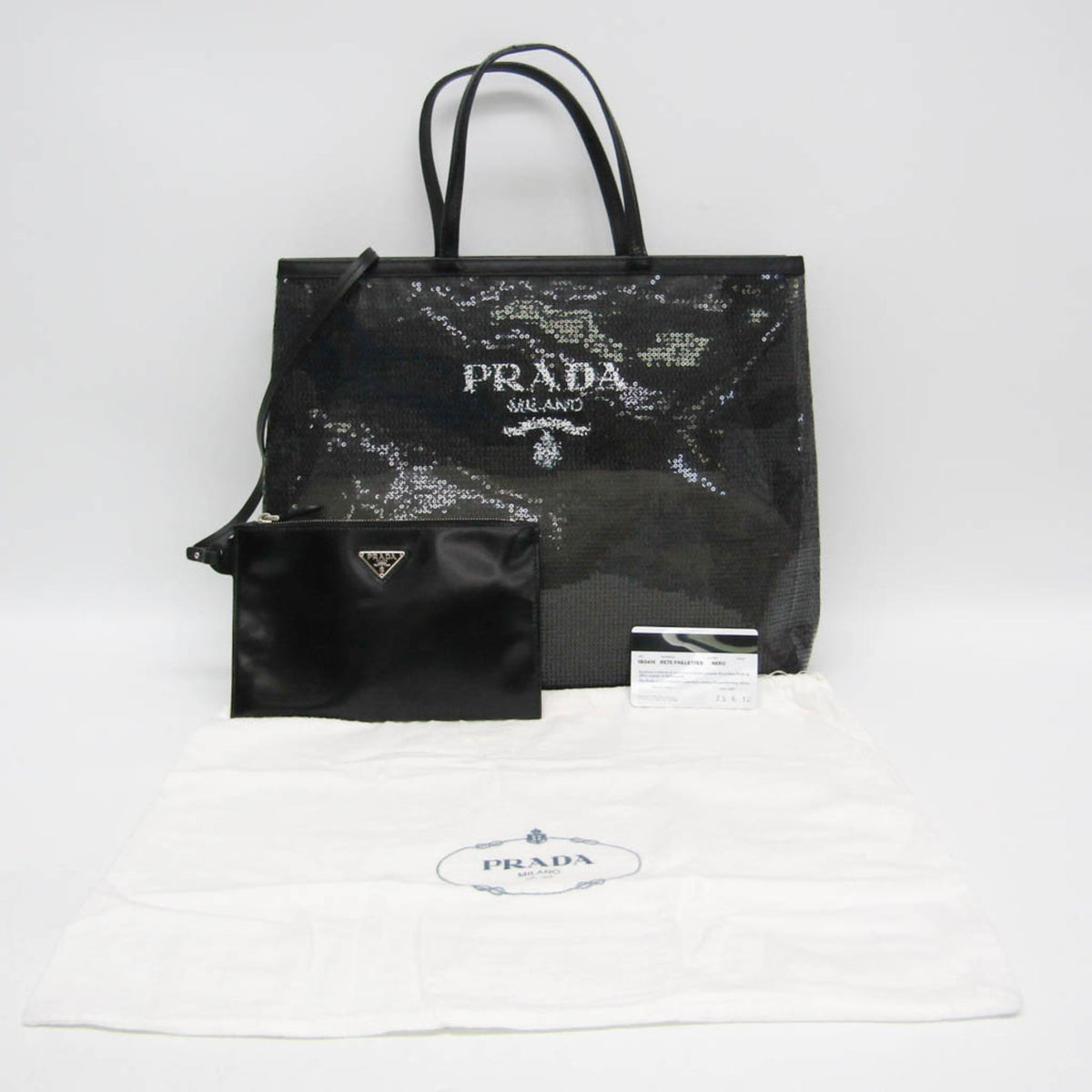 Prada Rete Paillettes · Sequin Mesh Tote