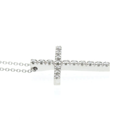 Star Jewelry Diamond Cross · 18K White Gold