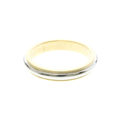 Tiffany Milgrain · Platinum & 18K Gold