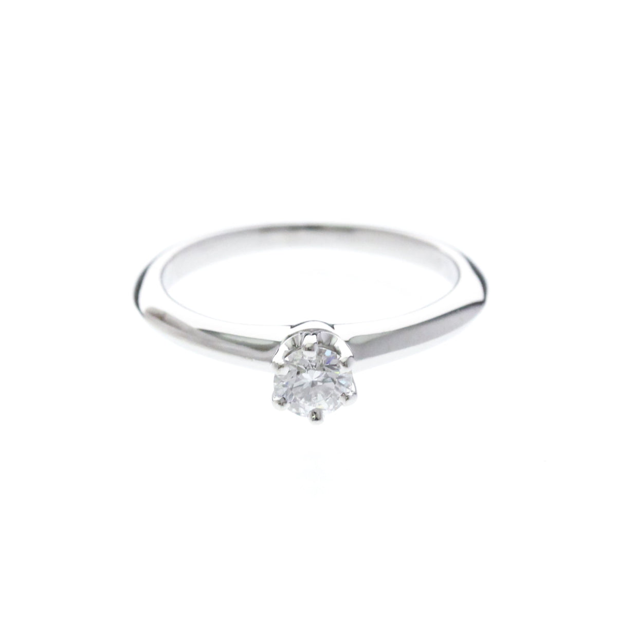 Tiffany Classic Solitaire · Platinum · Diamond · Size 3 (EU 47.5)
