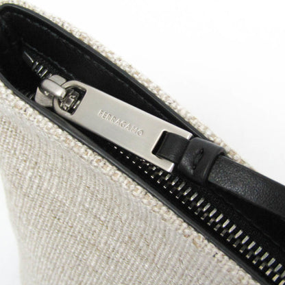 Salvatore Ferragamo Logo Pouch · Leather