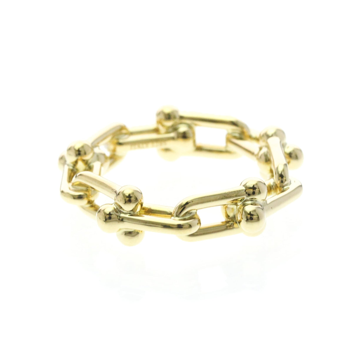 Tiffany Hardware · 18K Yellow Gold · Diamond · Size 7 (EU 57.5)