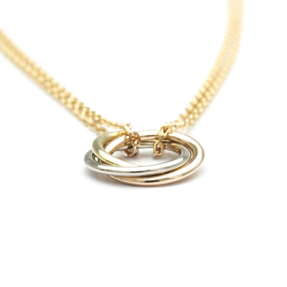 Cartier Baby Trinity · Tri-Gold Necklace