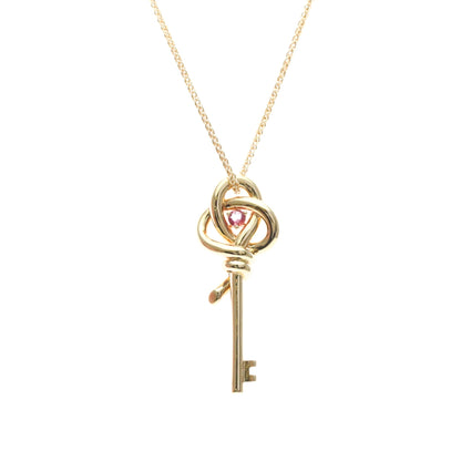 Tiffany Knot Key · Rose Gold · Pink Sapphire