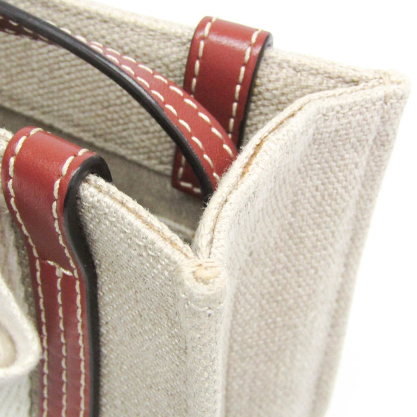 Chloé Woody Mini · Canvas & Leather