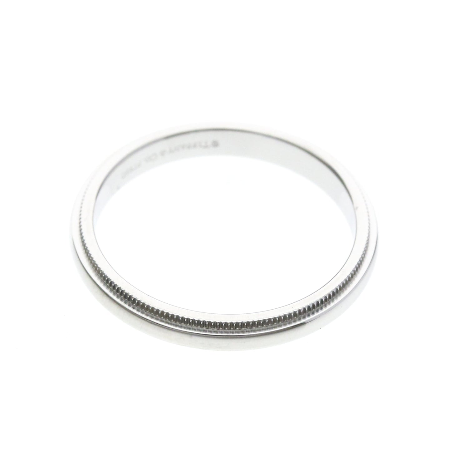 Tiffany Milgrain · Platinum