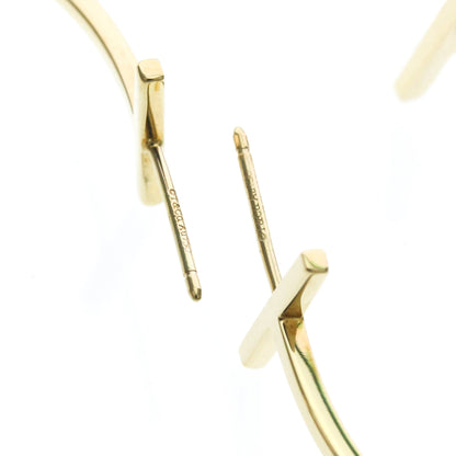 Tiffany T Wire · Hoops · 18K Yellow Gold