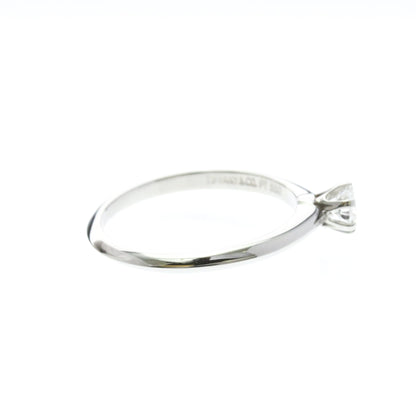 Tiffany Solitaire · Platinum · Diamond 0.23ct · Size 5.8 (EU 52)