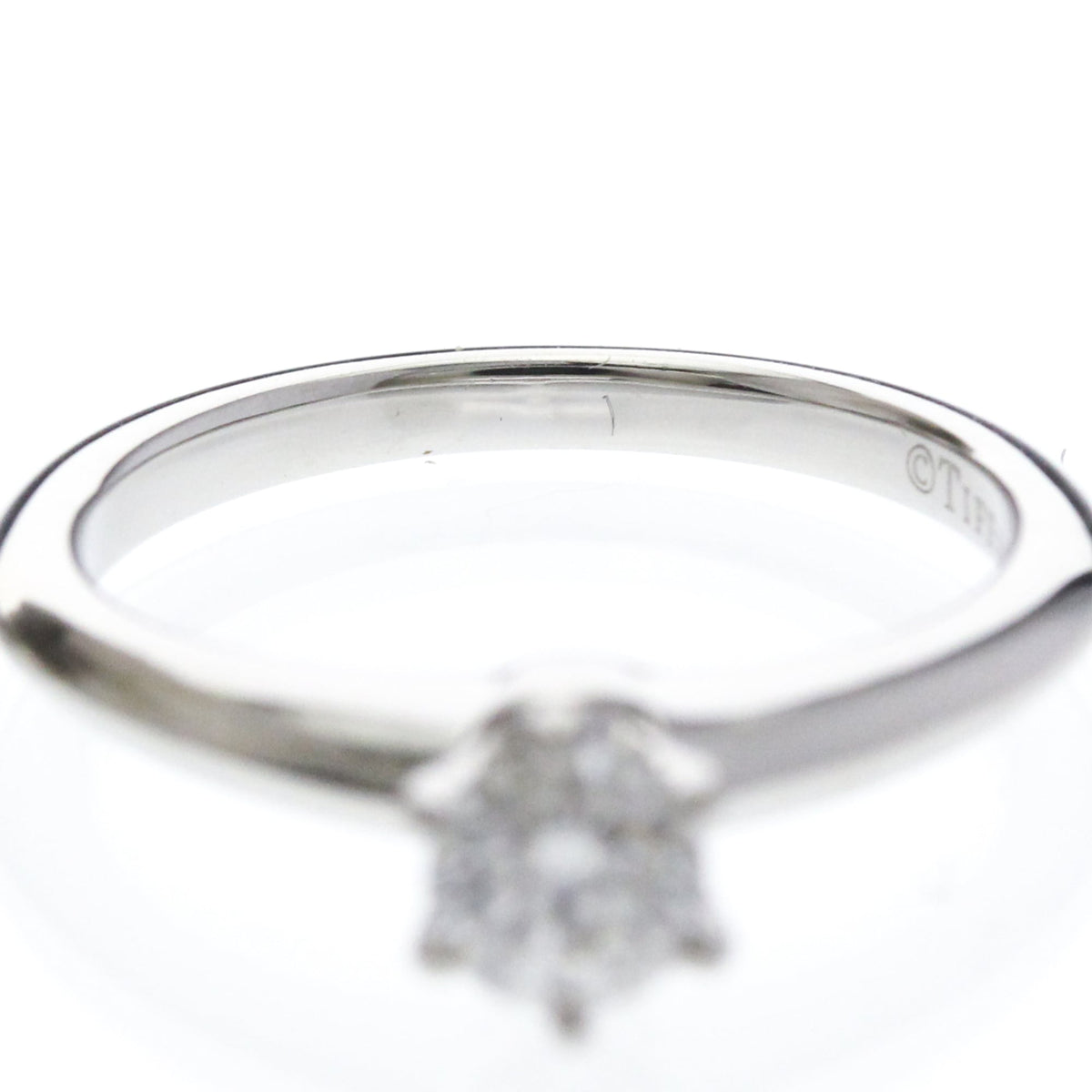 Tiffany Solitaire Diamond · 0.33ct · Platinum