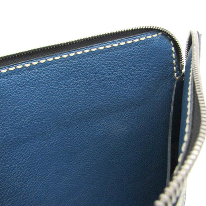 Moreau Leather Clutch · Two-Tone