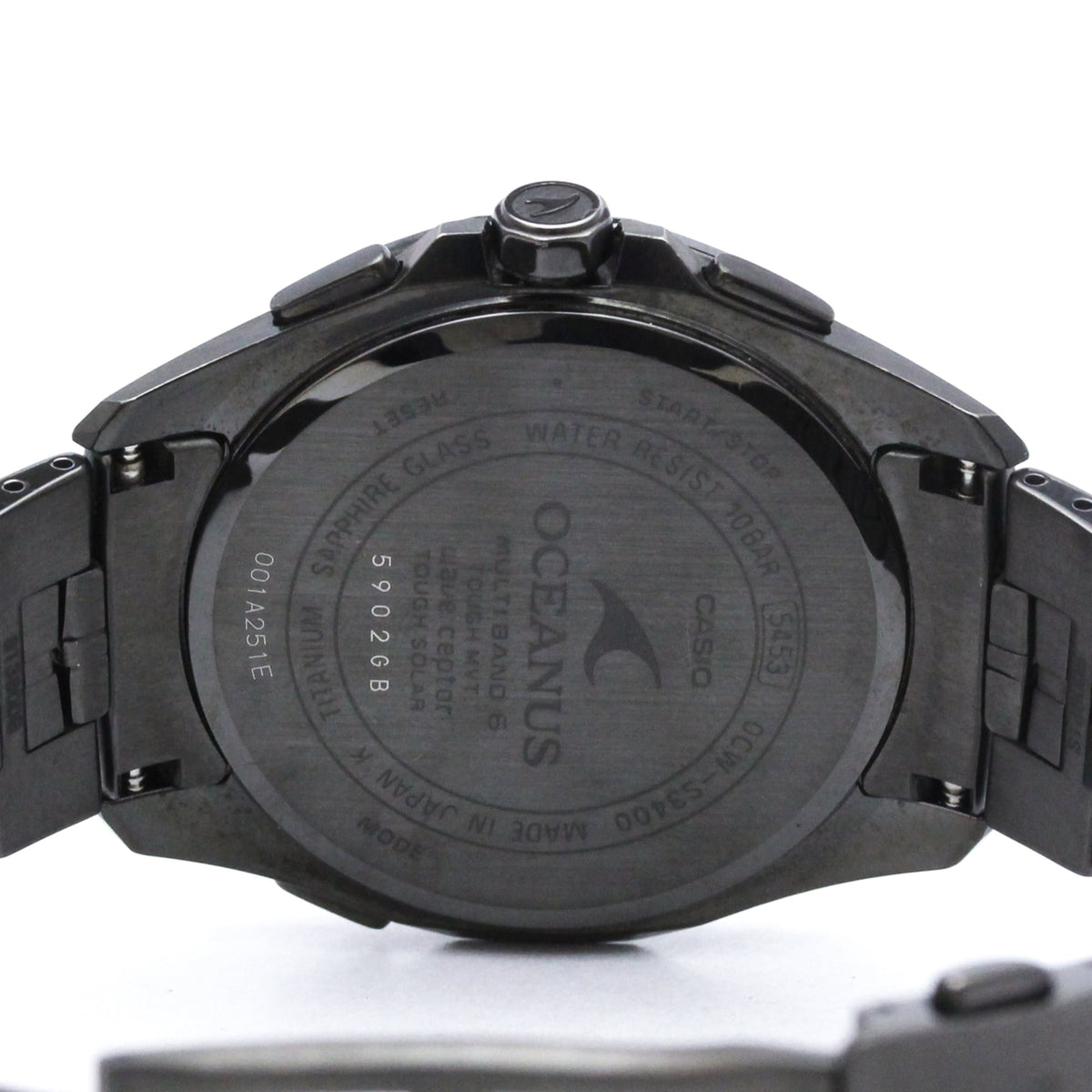 Casio Oceanus Manta · Titanium · Solar
