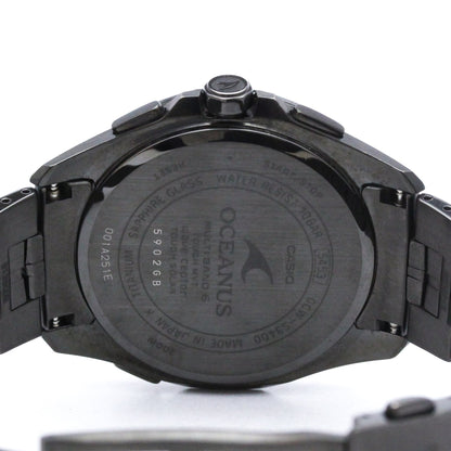Casio Oceanus Manta · Titanium · Solar
