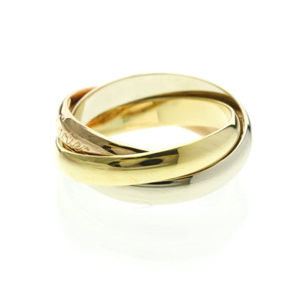 Cartier Trinity · Tri-Gold Band Ring