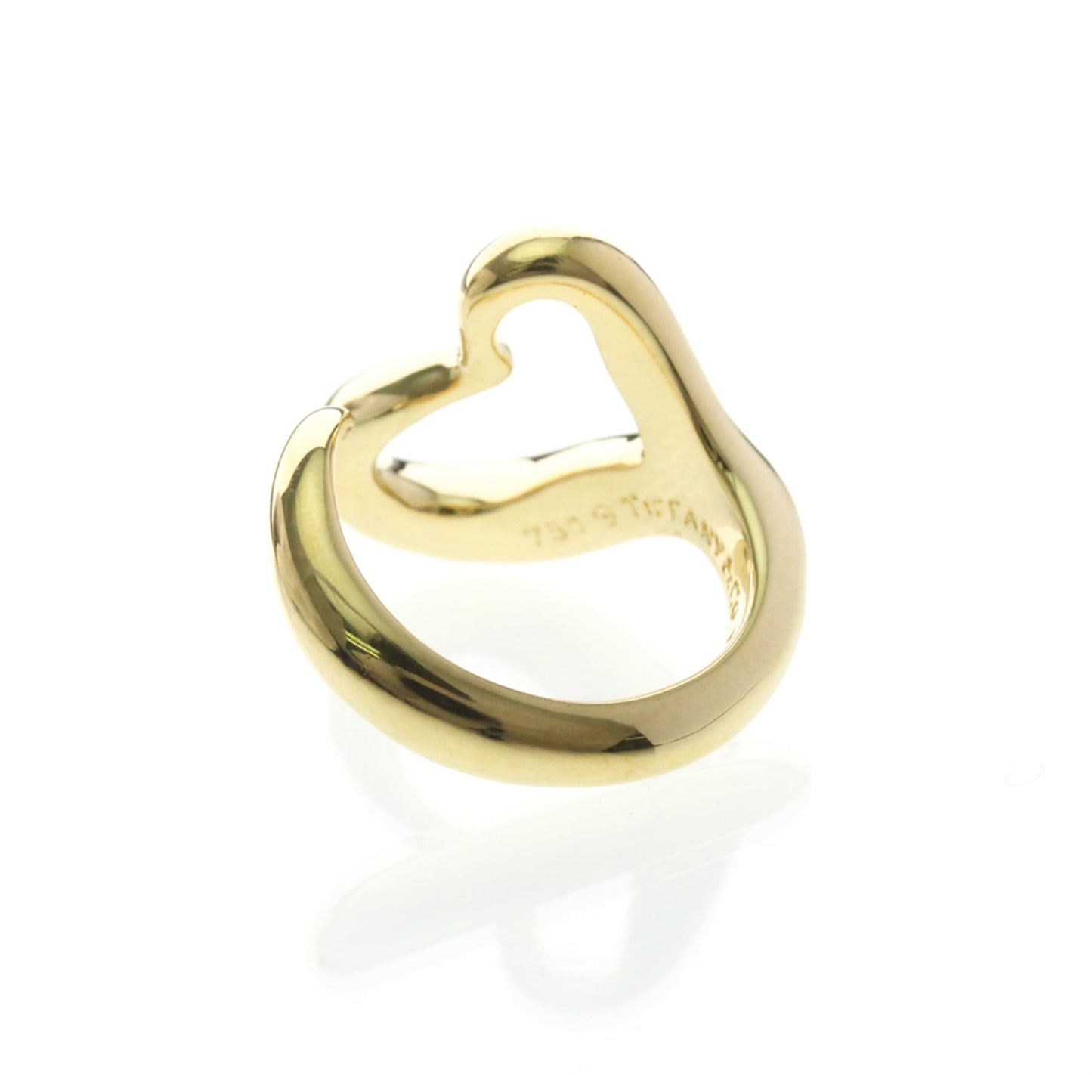 Tiffany Open Heart · 18K Yellow Gold