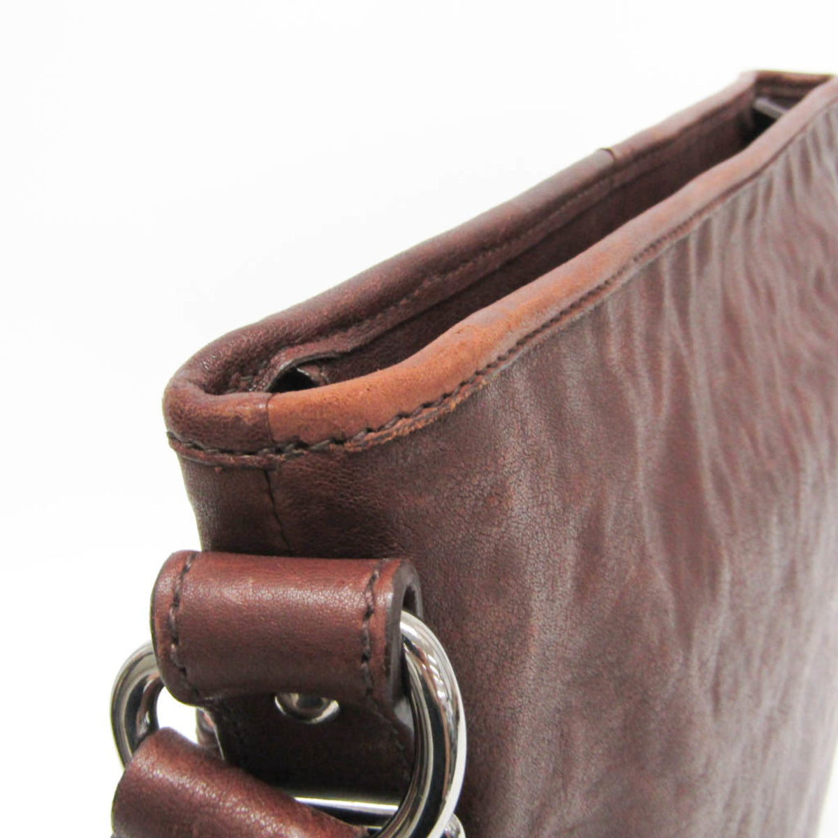 Prada Triangle Logo · Leather Messenger