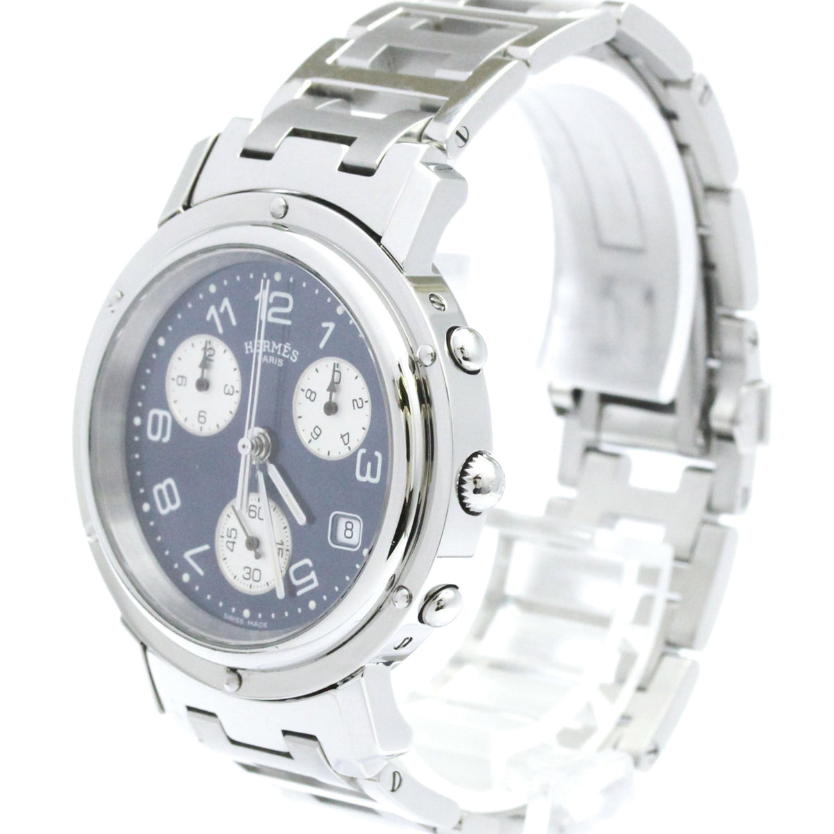 Hermès Clipper · Chronograph · Steel