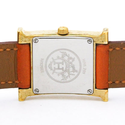 Hermès Heure H · Gold Plated · Quartz