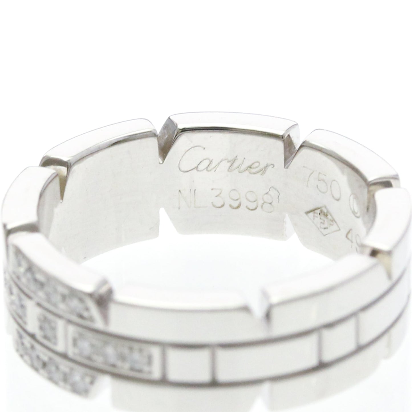 Cartier Tank Française · Diamond · White Gold
