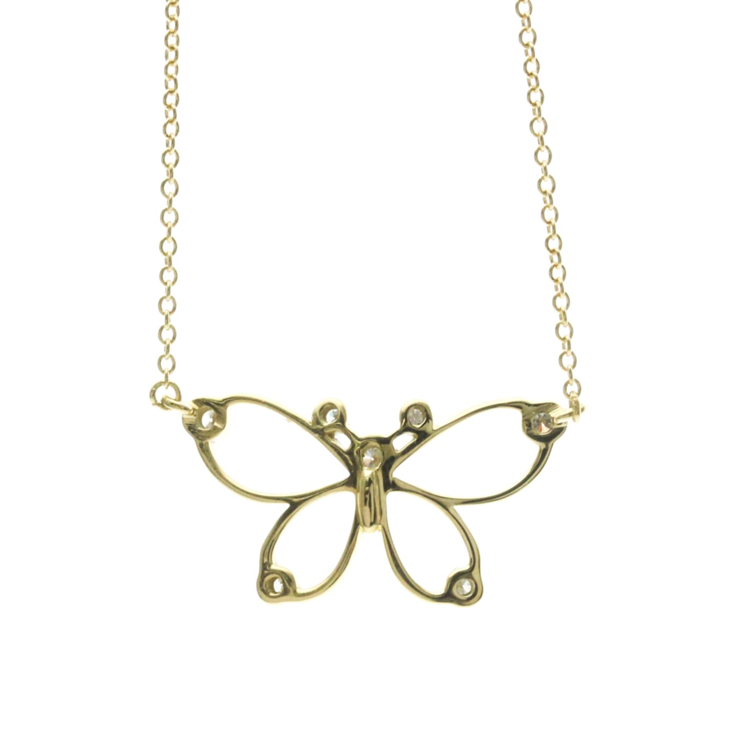 Tiffany Butterfly · Diamond · 18K Yellow Gold