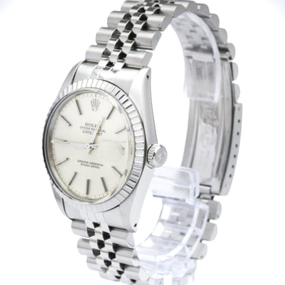 Rolex Datejust · 18K White Gold · Steel