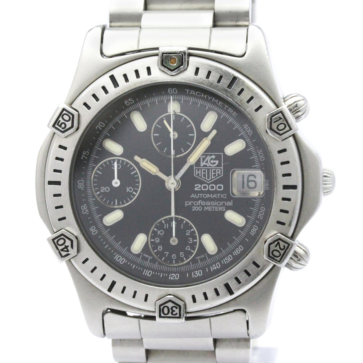 Tag Heuer 2000 · Chronograph · Steel · Automatic