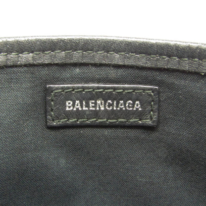 Balenciaga Navy Cabas XS · Canvas & Leather