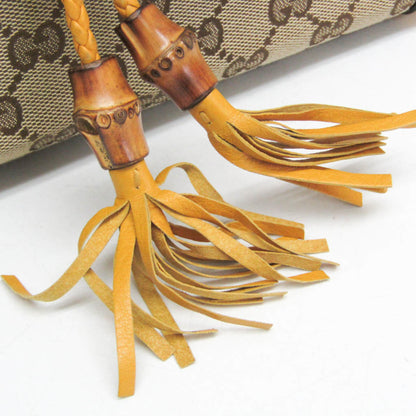 Gucci Bella · GG Canvas · Bamboo Handle