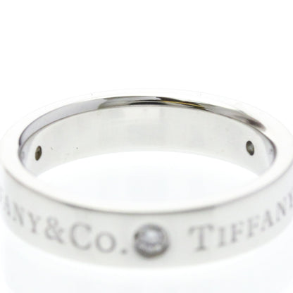 Tiffany Platinum Band · Three Diamonds