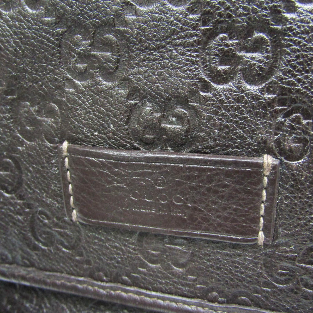 Gucci Guccissima · Leather Messenger