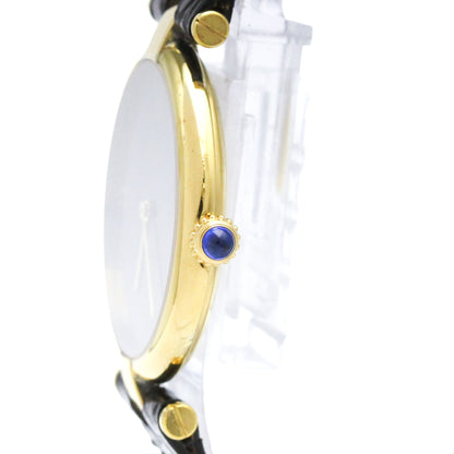 Cartier Must Vendome · Gold Plated · Quartz