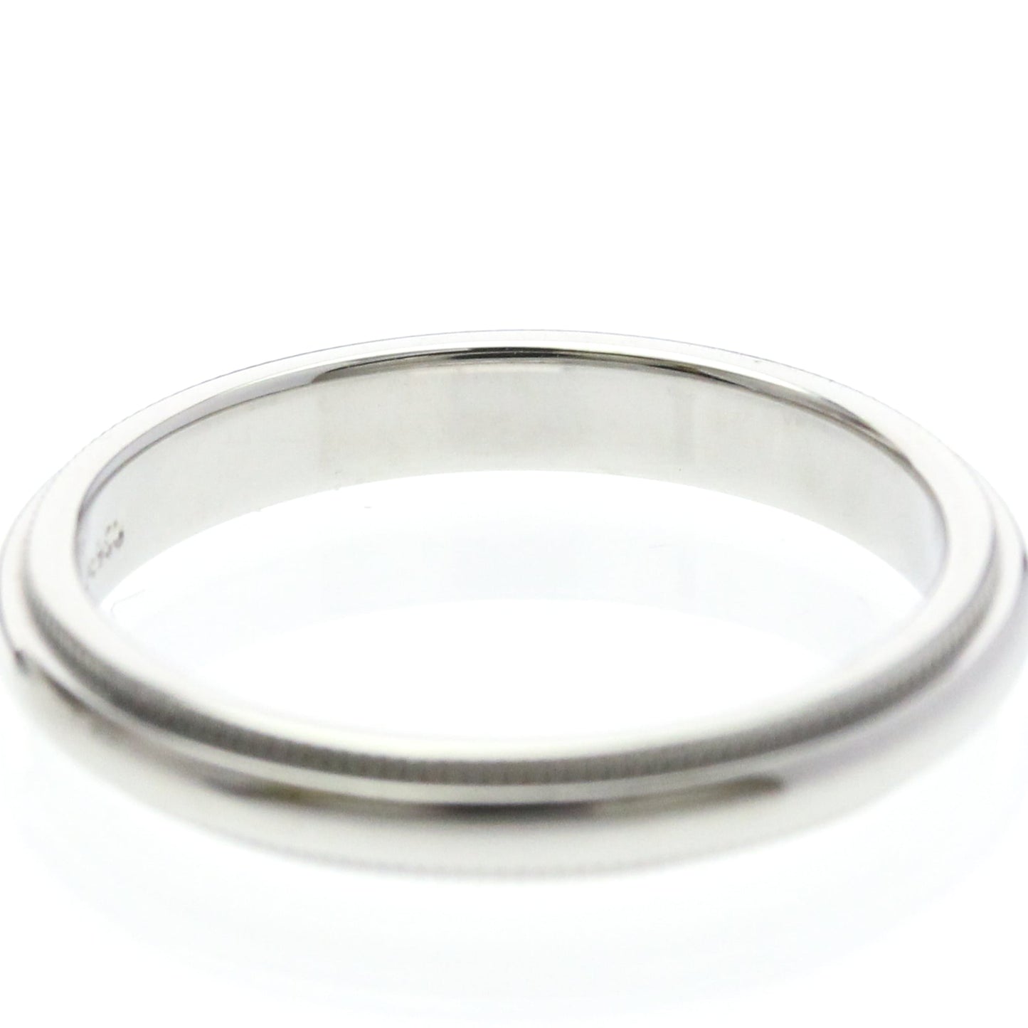 Tiffany Milgrain Band Ring · Platinum