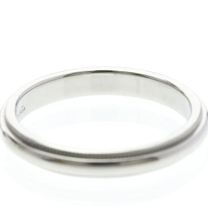 Tiffany Milgrain Band Ring · Platinum
