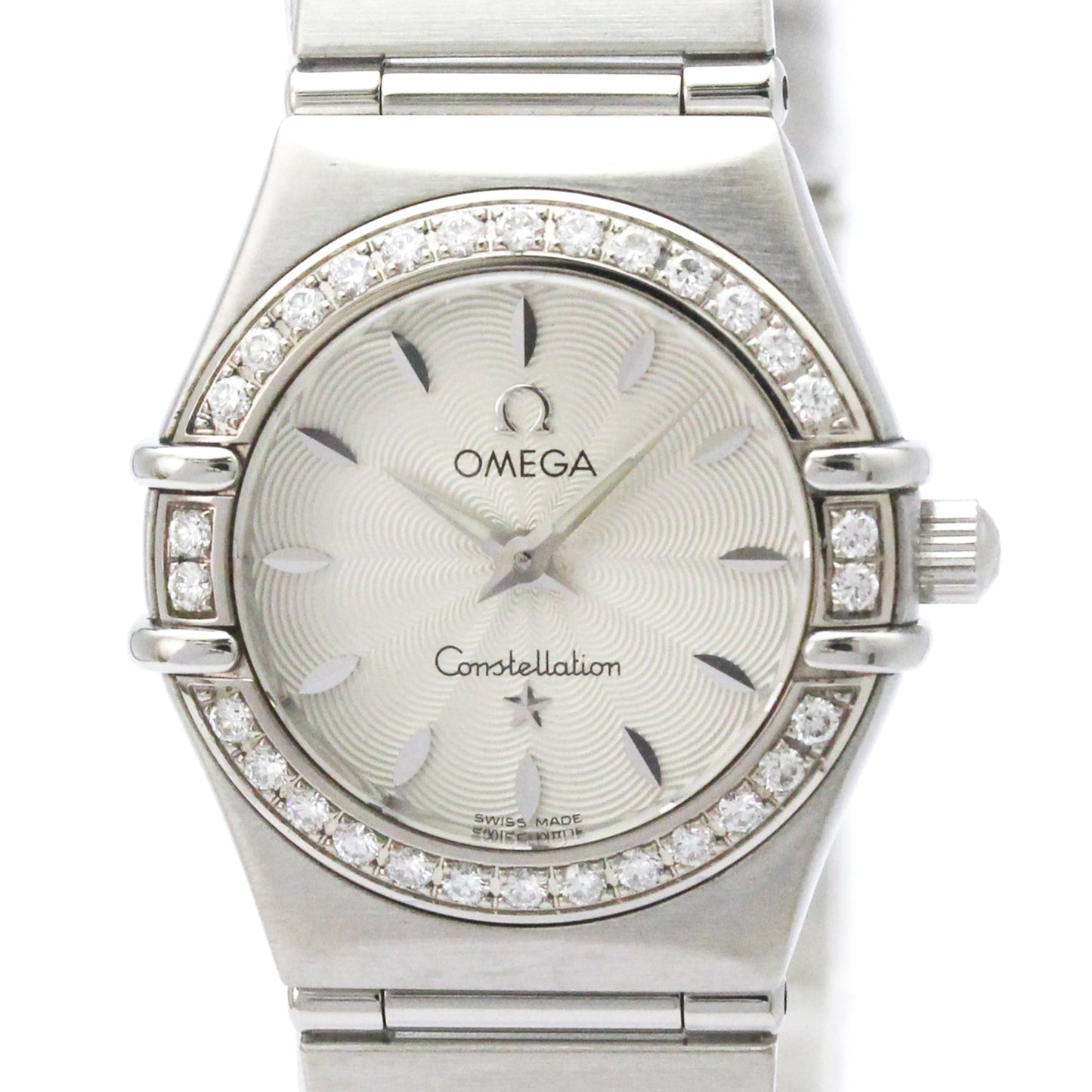 Omega Constellation · Diamond MOP · Steel