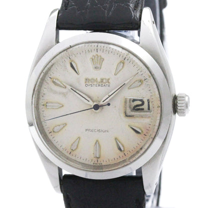 Rolex Oyster Date · Steel · Manual Winding