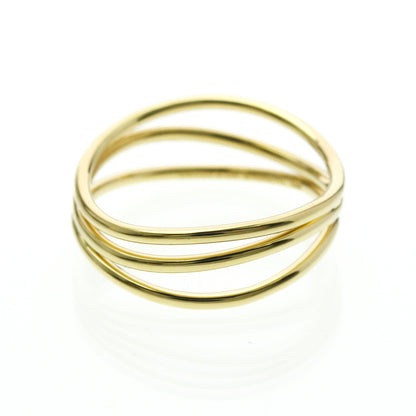 Tiffany Wave 3-Row · 18K Yellow Gold