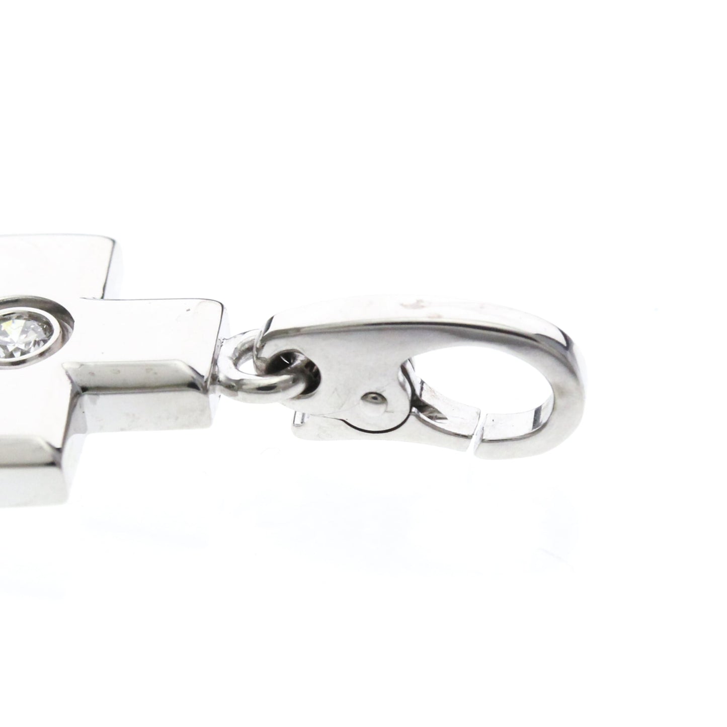 Cartier Cross · 18K White Gold · Diamond