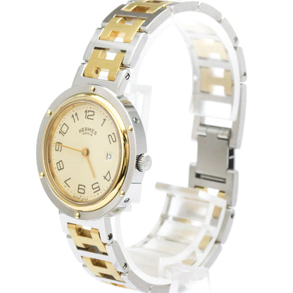Hermès Clipper · Gold Plated Steel · Quartz