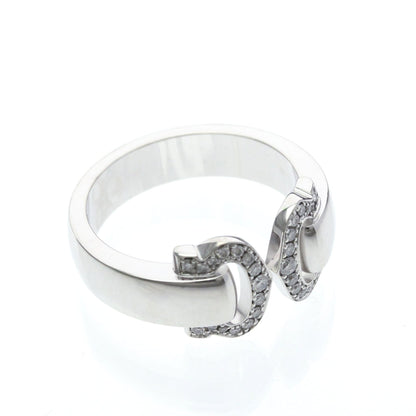 Cartier 2C Boucle · Diamond · 18K White Gold