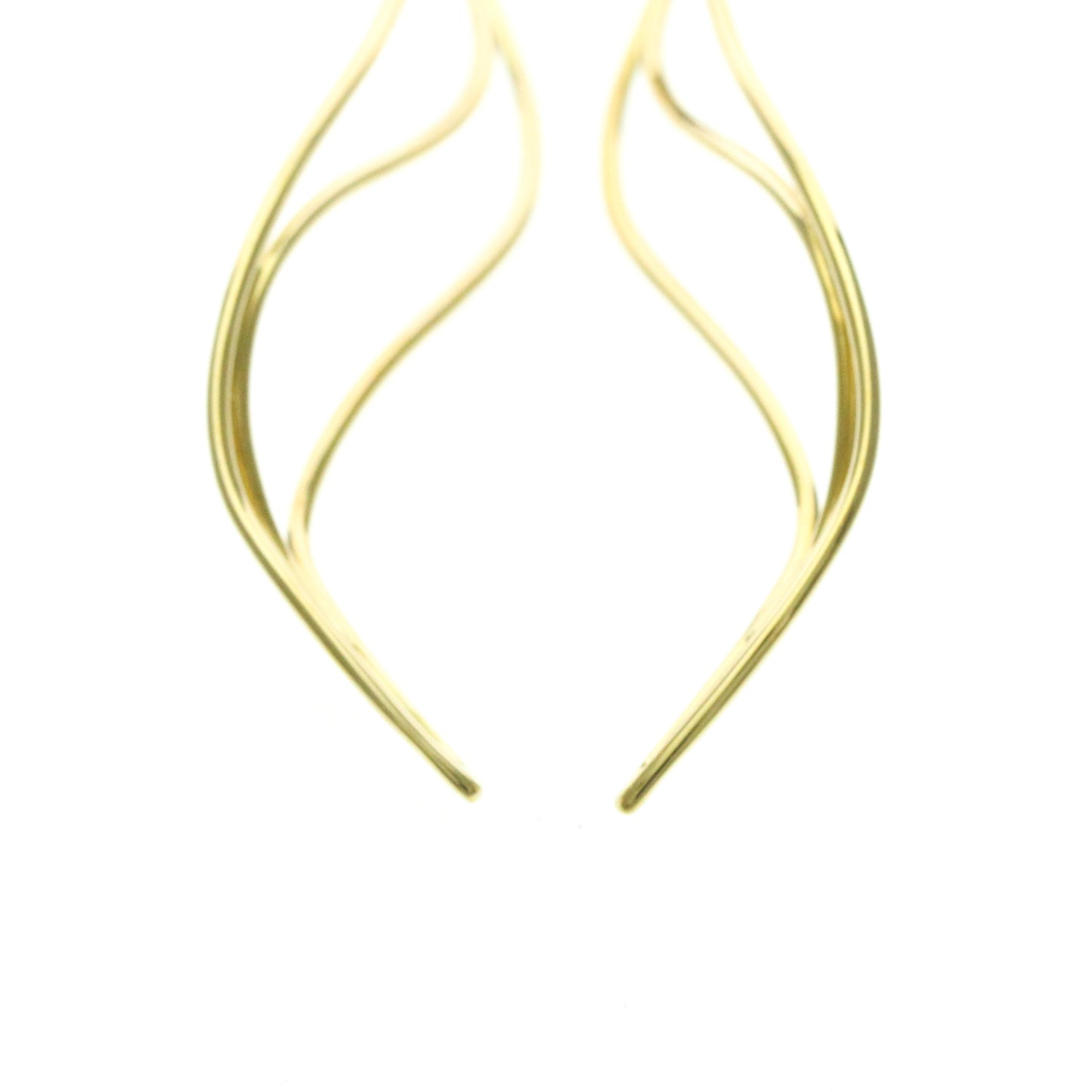 Tiffany Wave · 18K Yellow Gold · Earrings