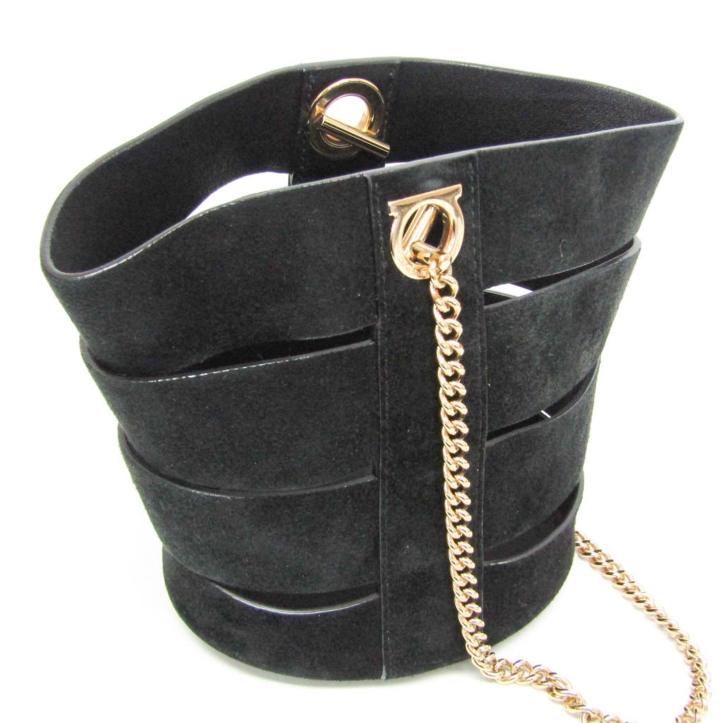 Salvatore Ferragamo Gancini · Suede Leather