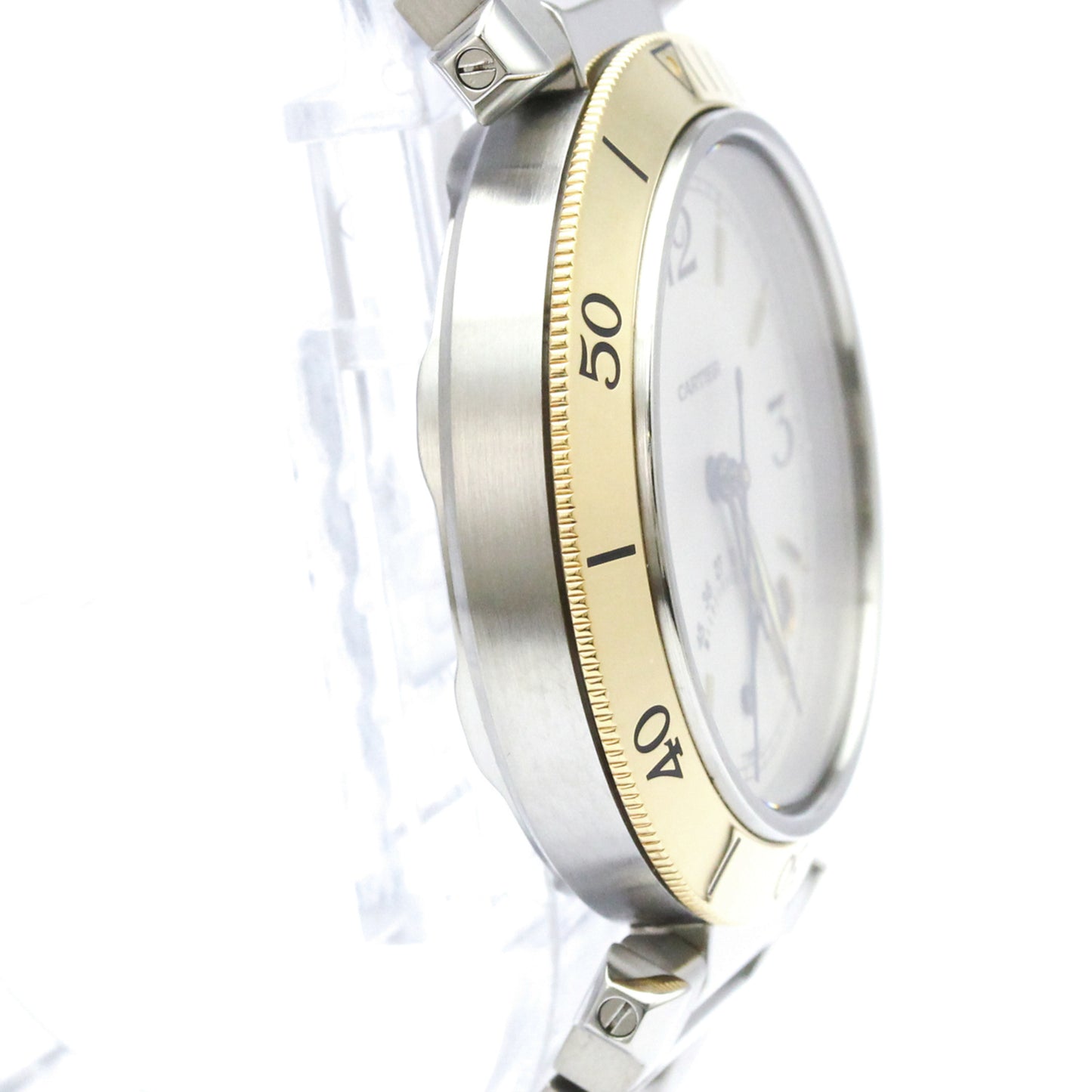 Cartier Pasha 38 · 18K Yellow Gold · Steel