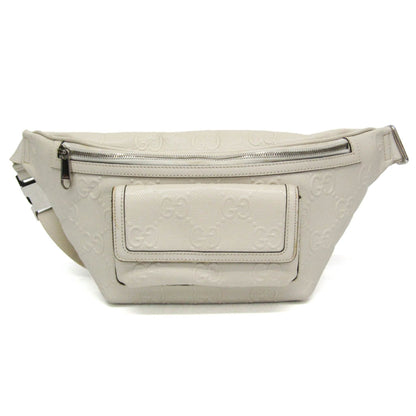 Gucci GG Embossed · Leather Belt Bag