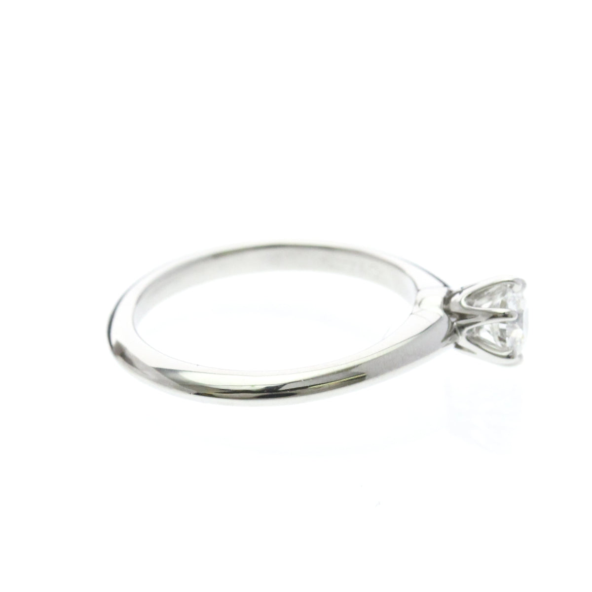 Tiffany Classic Solitaire · Platinum · Diamond · Size 4 (EU 47.5)