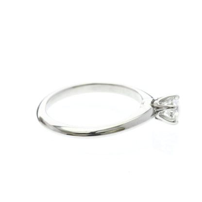 Tiffany Classic Solitaire · Platinum · Diamond · Size 4 (EU 47.5)