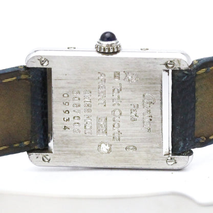 Cartier Must Tank · Sterling Silver · Quartz
