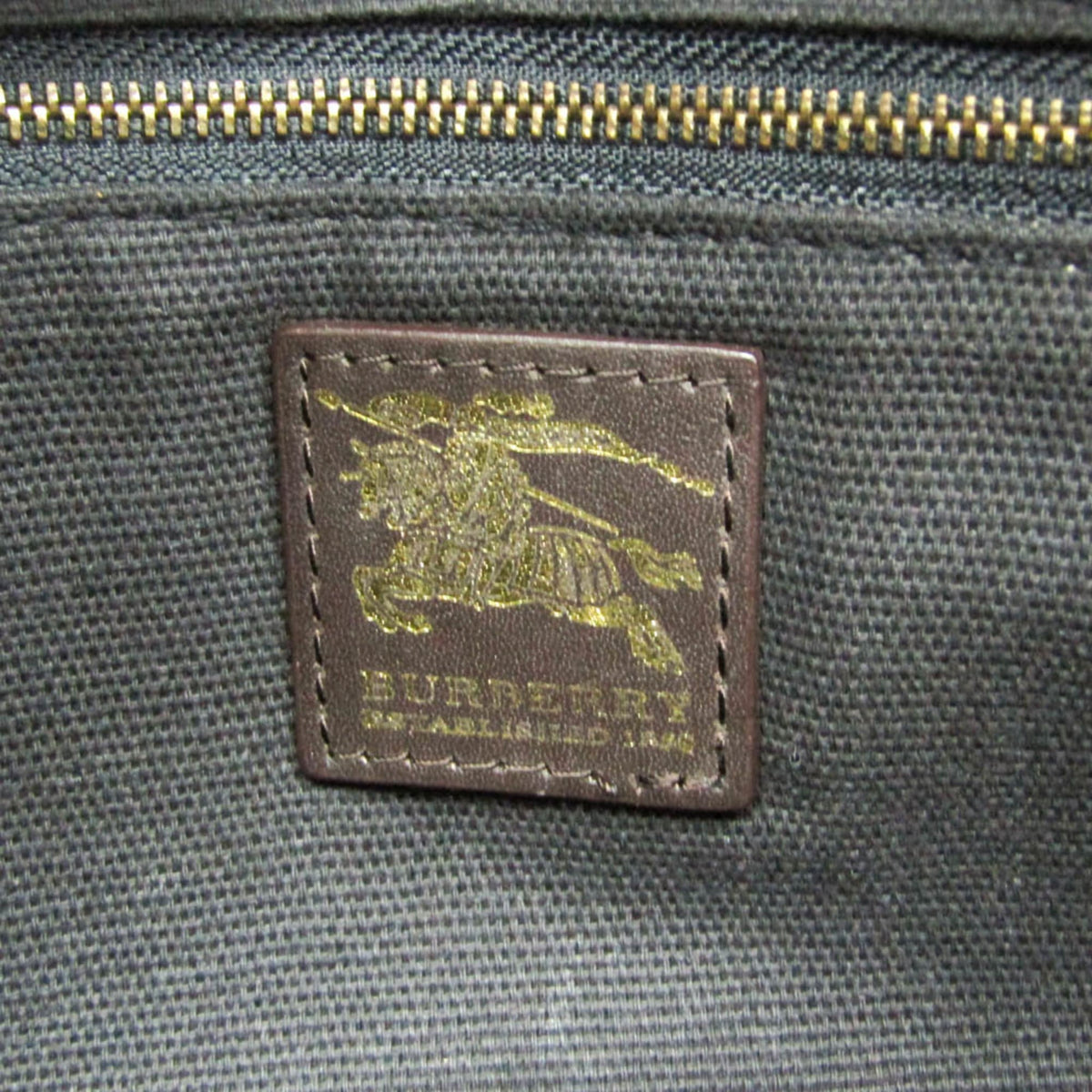 Burberry Novacheck · Coated Canvas Clutch
